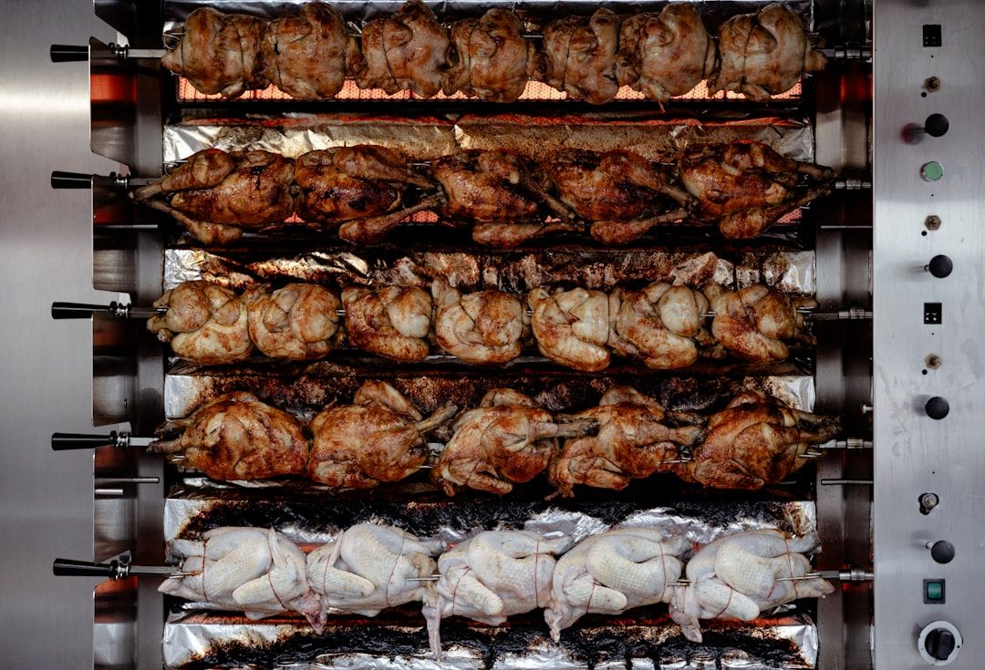 Hele kip gerookt op de BBQ
