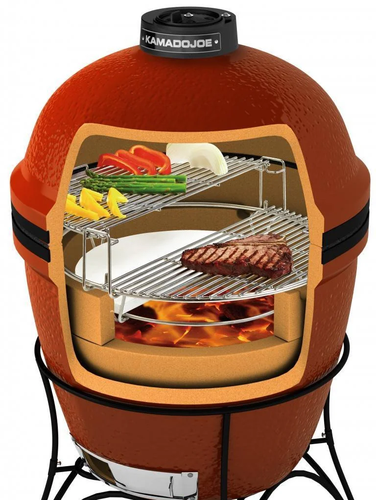 Kamado doorsnede