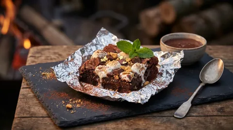 Campfire Brownies in de Folie
