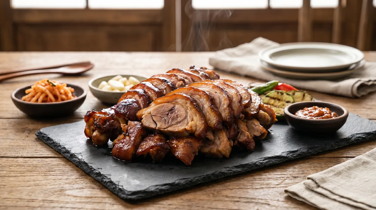 Koreaanse BBQ Varkenspoot