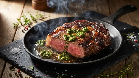 Ribeye met Chimichurri