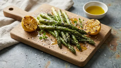 Simpele Gegrilde Asperges met Citroen