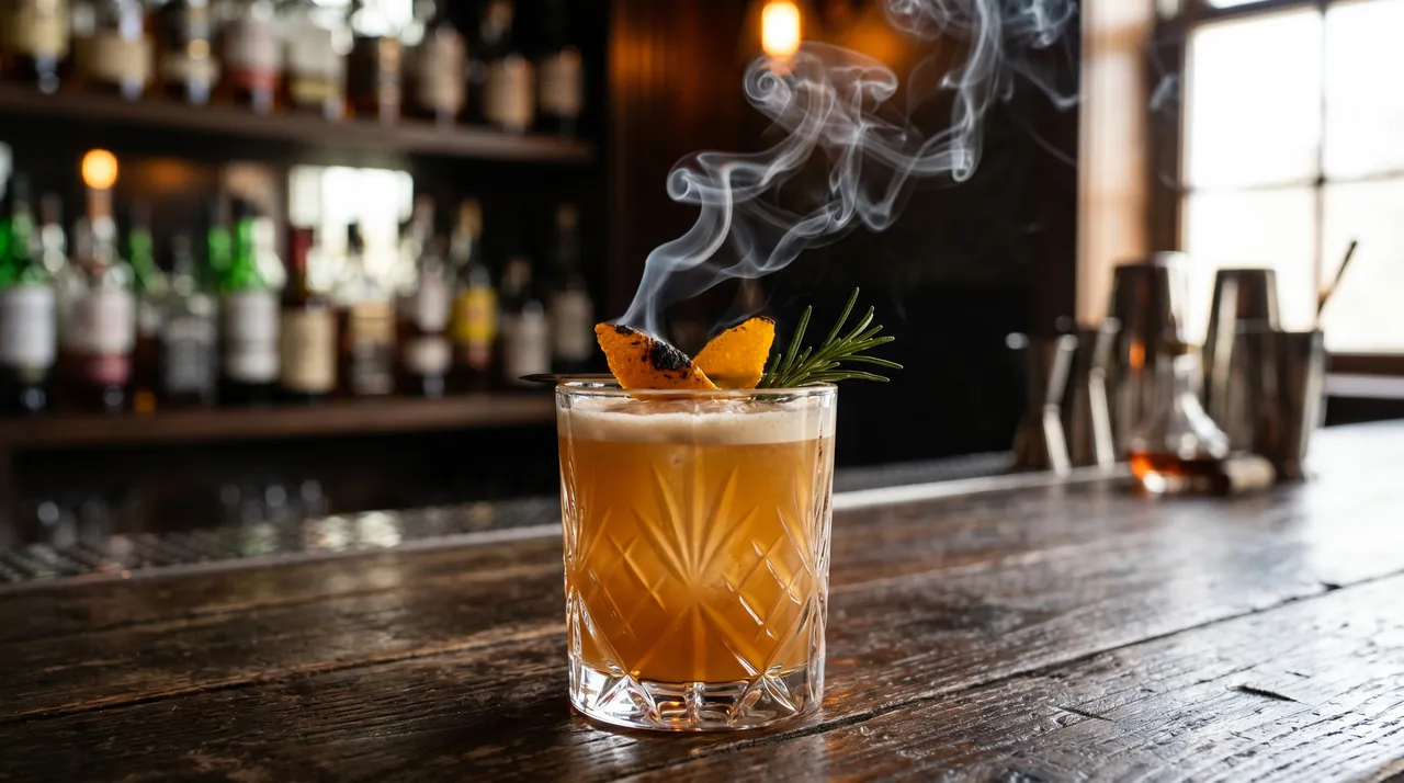 Smoky Whiskey Sour