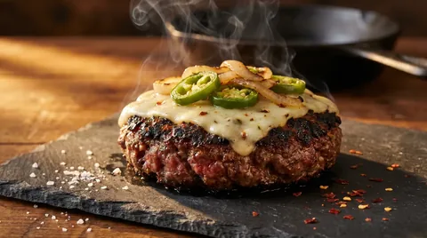 Spicy Jalapeño Burgers
