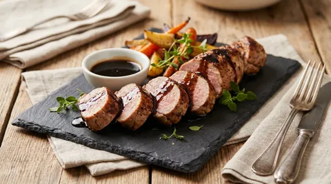 Varkenshaas met Balsamico Glazuur