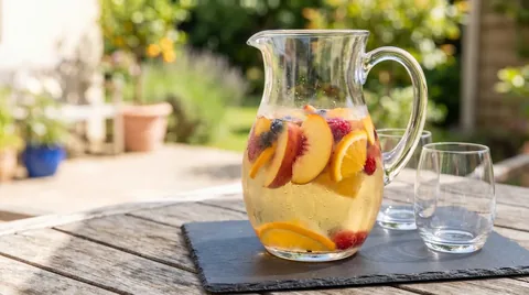 Witte Sangria met Perzik