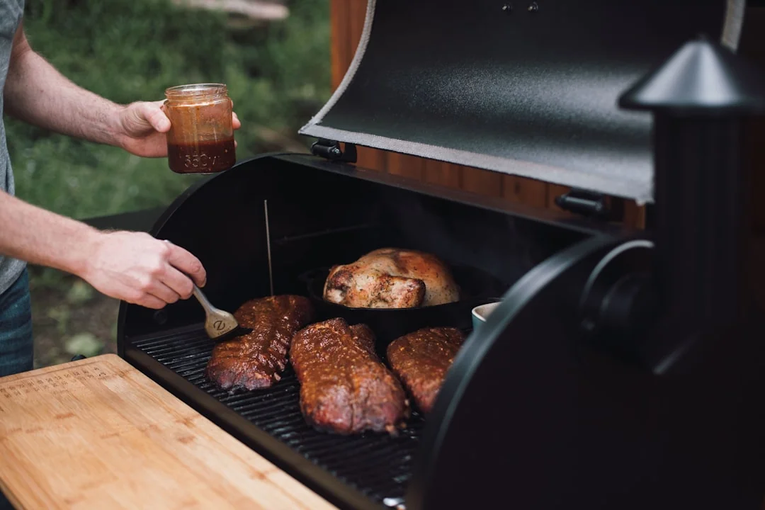 Spareribs gerookt met mahogany kleur