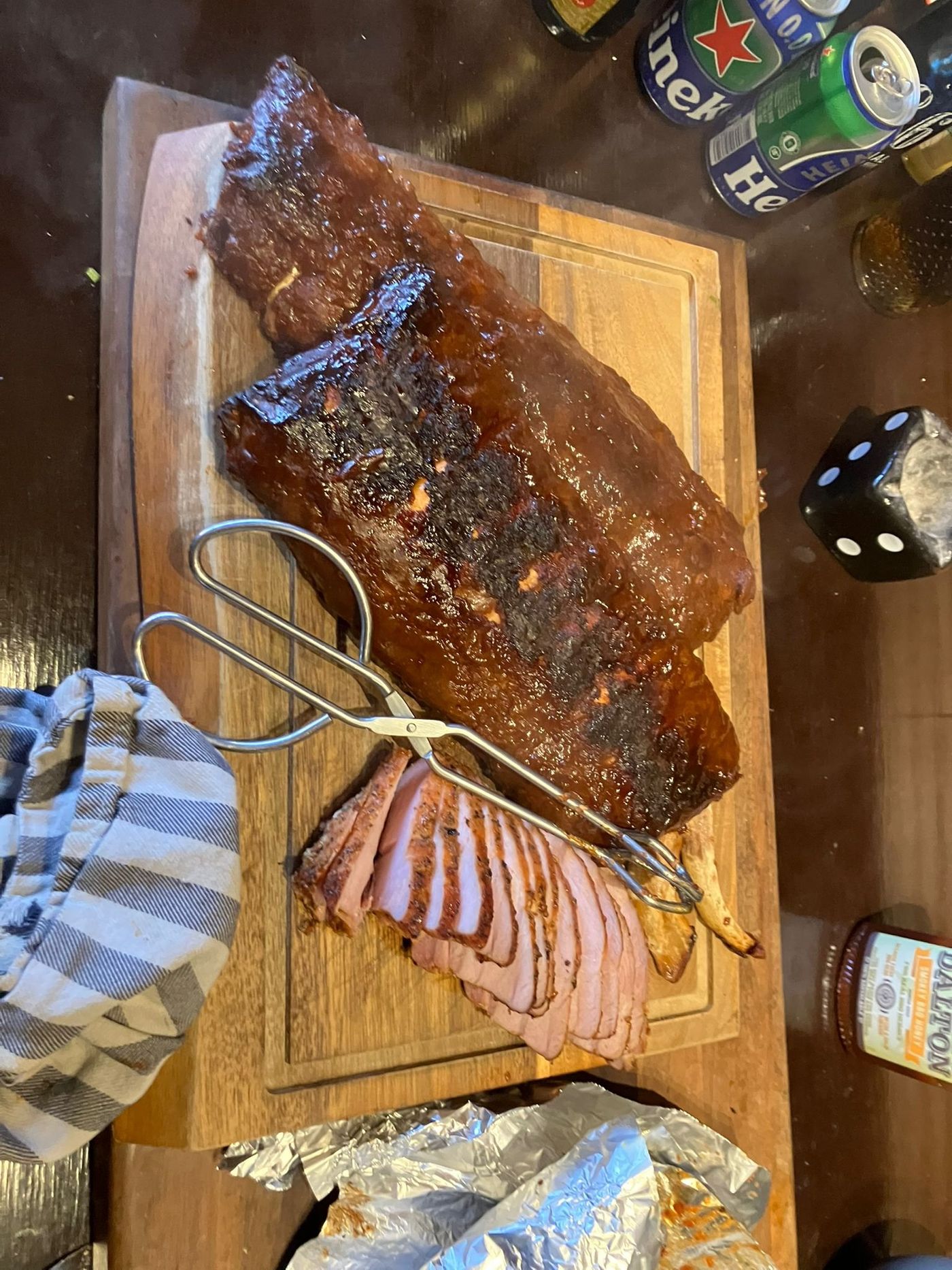 Ribs van de grill